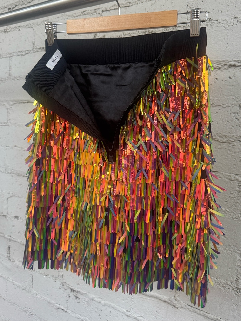 Milly Matchstick Sequin Pencil Skirt Size 2 (estimated) - Picture 10 of 16